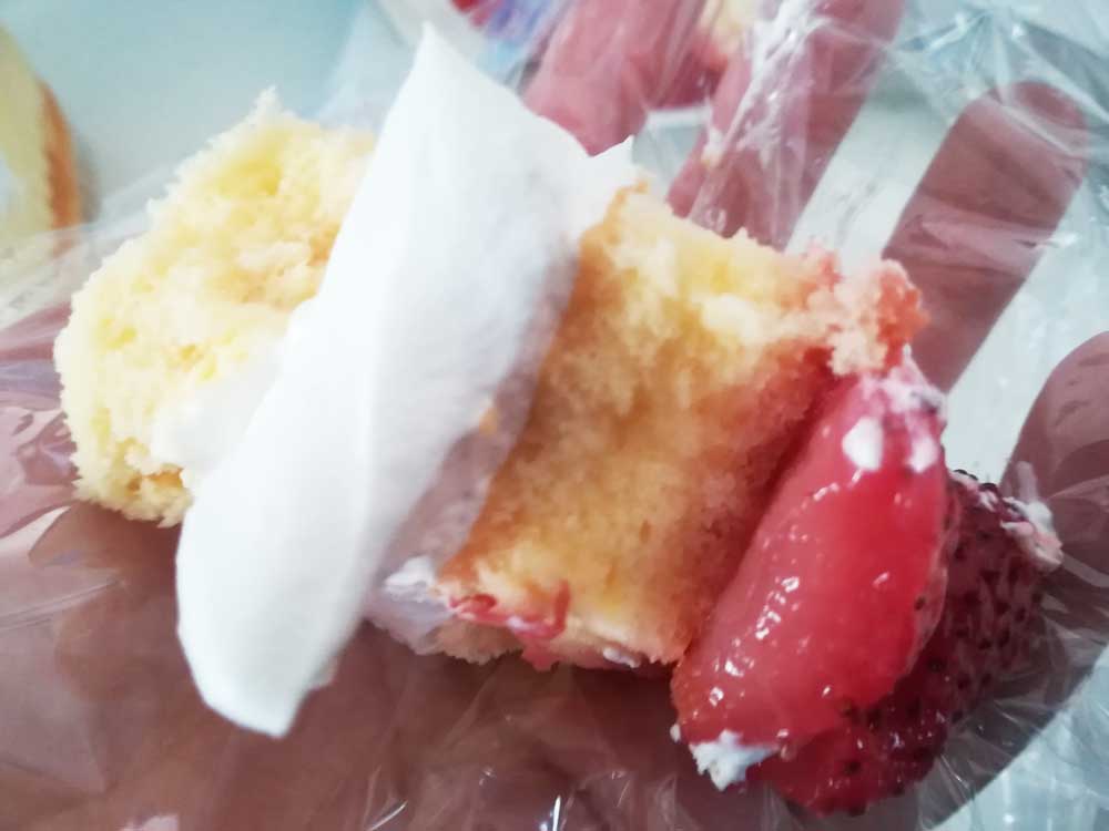 イチゴのケーキの写真